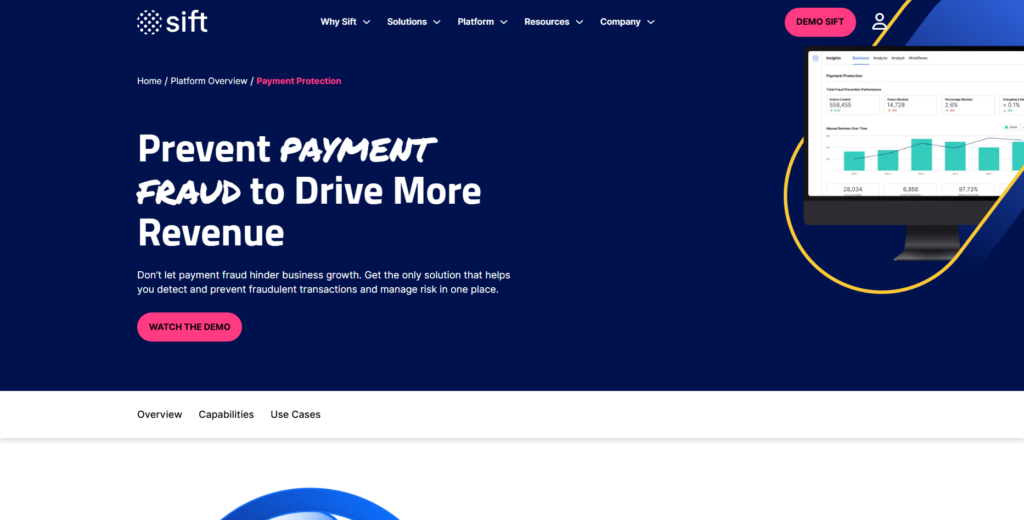 10 Best Systems for Payment Attempt Intelligence Tracking 7 Sift Payments Protection