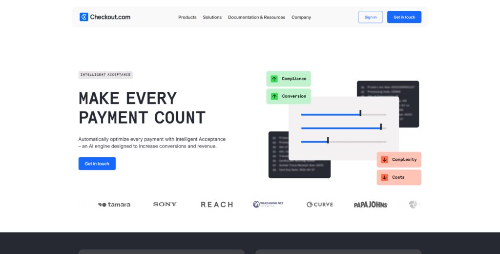 Checkout. com Intelligence