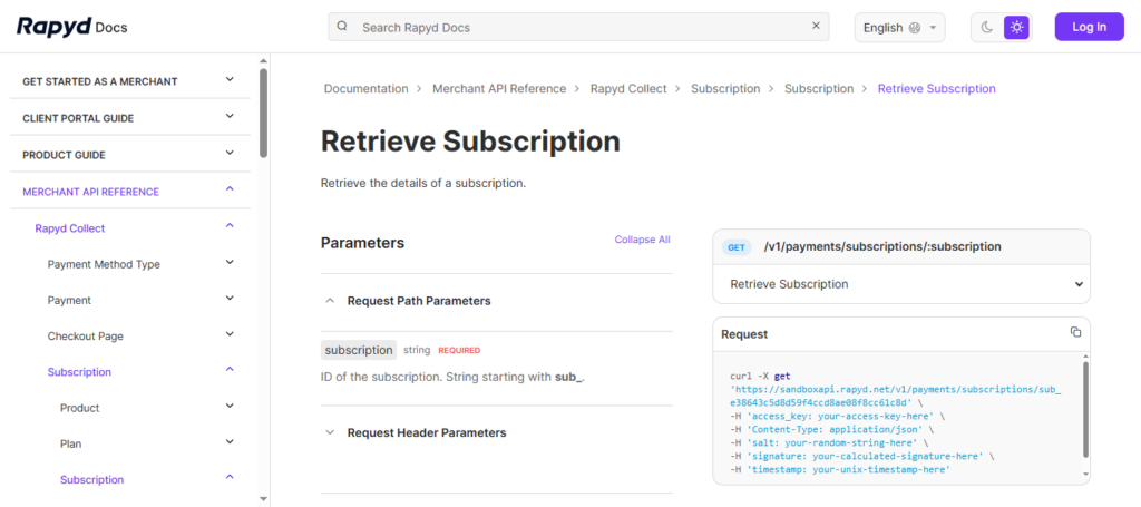 Rapyd Subscription Recovery