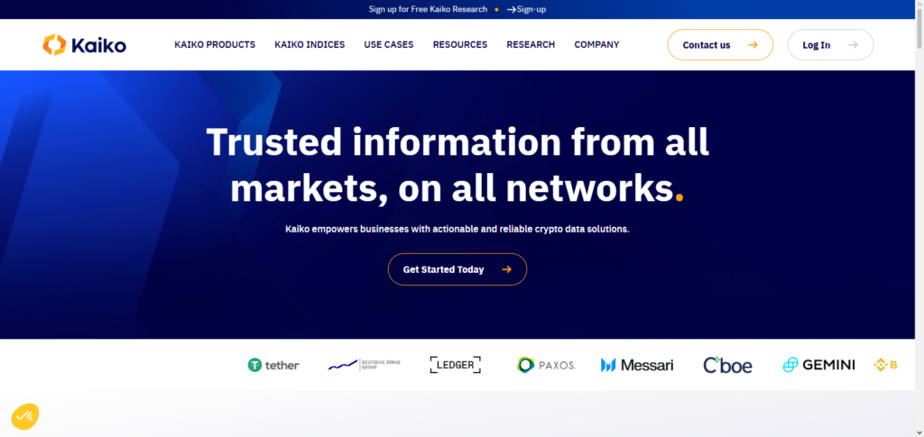 Kaiko AI Market Data