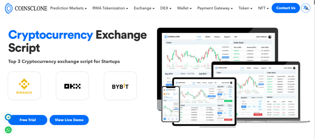 10 Best Crypto Exchange Software with Built-in Smart Contract Engine 7 Coinsclone Exchange Script