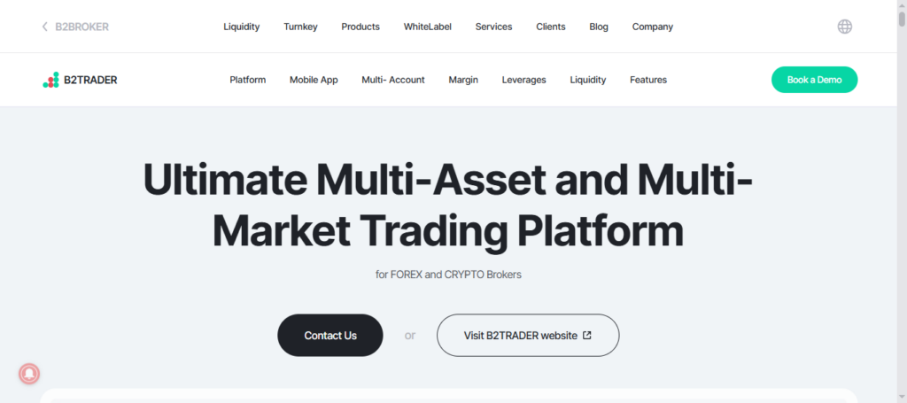 10 Best Crypto Exchange Software with Built-in Smart Contract Engine 5 B2Broker B2Trader