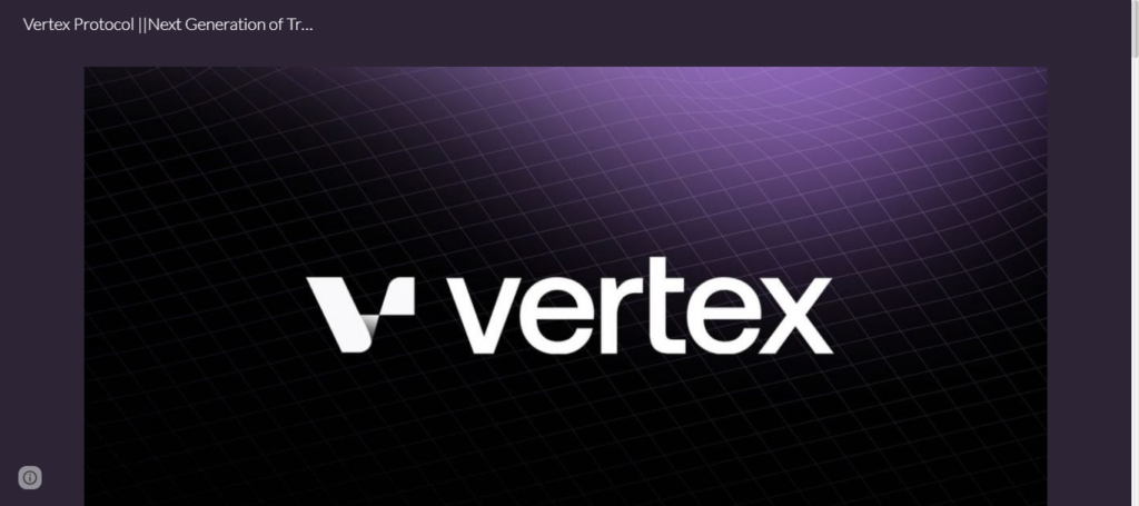 Vertex Protocol