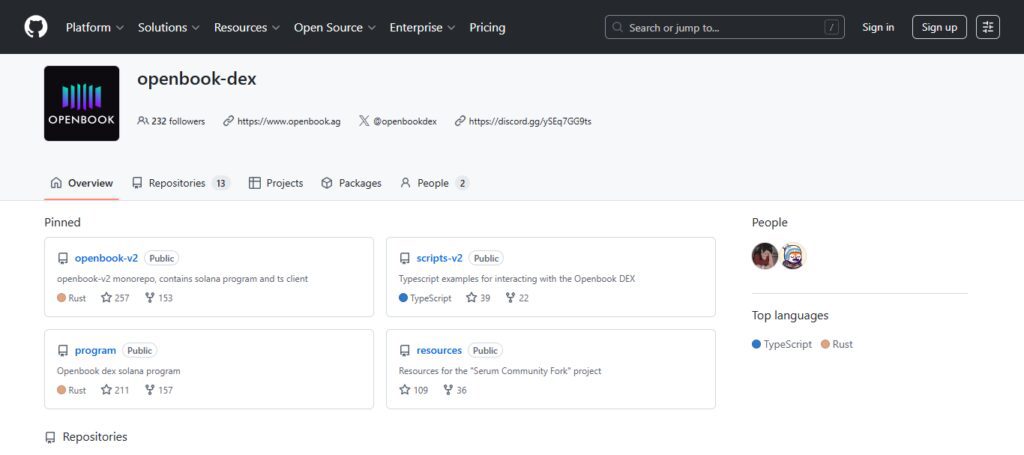 OpenBook DEX