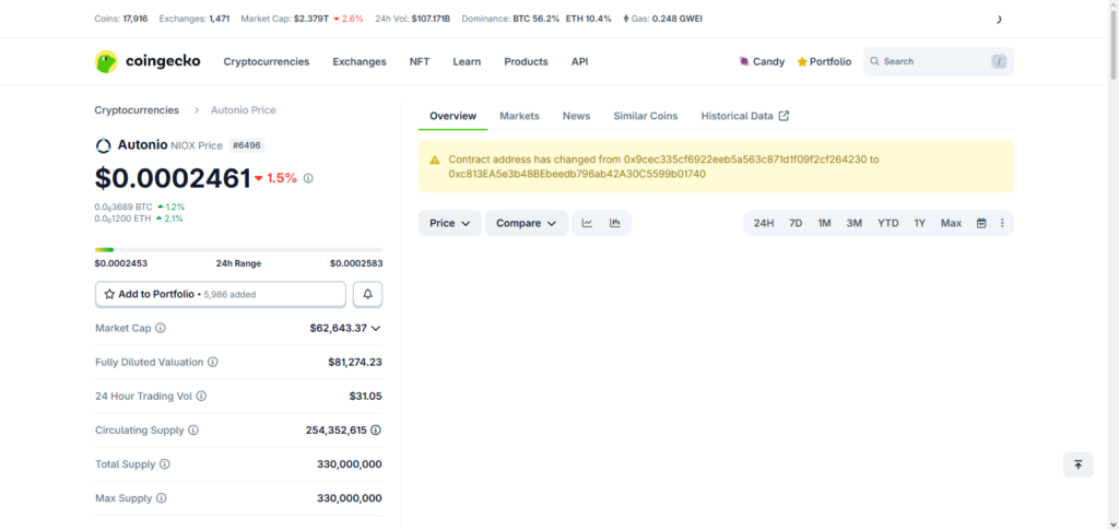 10 Hybrid Finance Apps for Crypto, Savings & Spending 5 Autonio NIOX Terminal