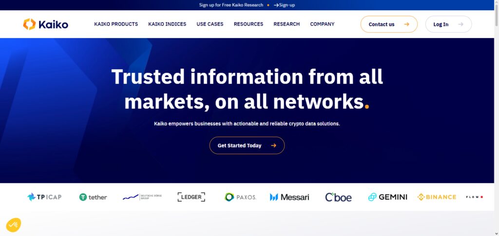 Kaiko AI Market Data