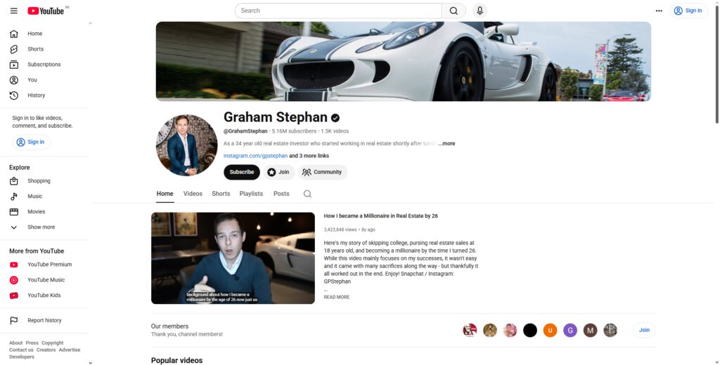 Graham Stephan