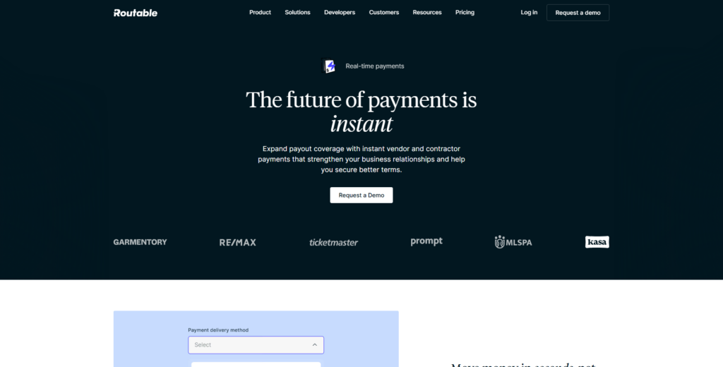 Routable Instant Payouts