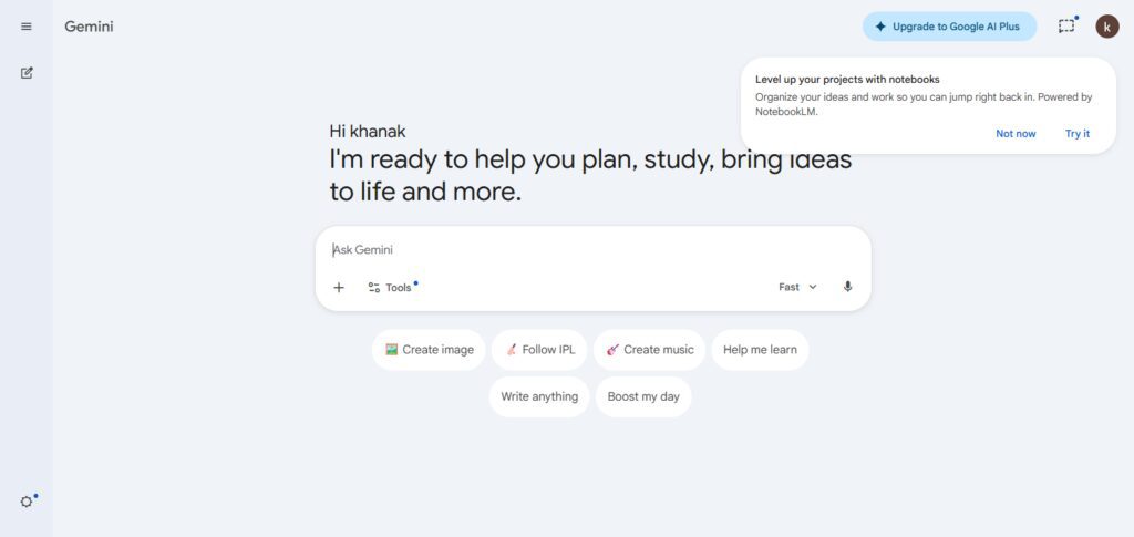 Google Gemini (Workspace AI)