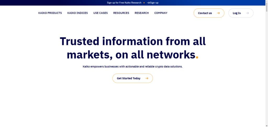 Kaiko AI Market Data