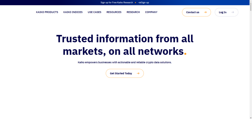 Kaiko AI Market Data
