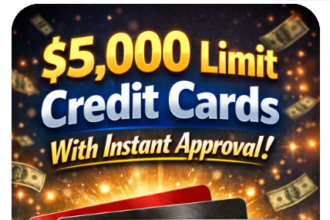 10 $5,000 Limit Credit Cards With Instant Approval in 2026