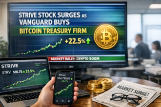Bitcoin Treasury Firm Strive Stock Jumps as Vanguard Buys