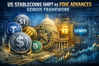 US Stablecoins Shift as FDIC Advances GENIUS Framework