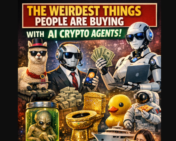 The 10 Weirdest Things People are Buying with AI Crypto Agents in 2026