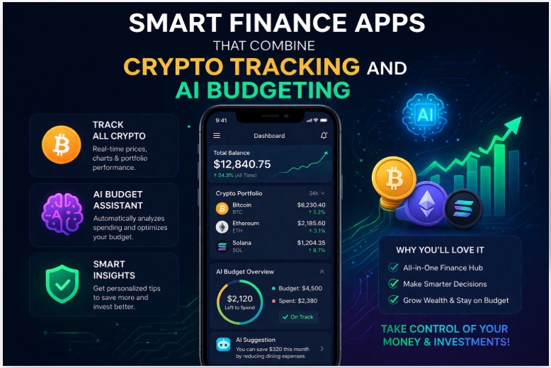 10 Smart Finance Apps That Combine Crypto Tracking and AI Budgeting