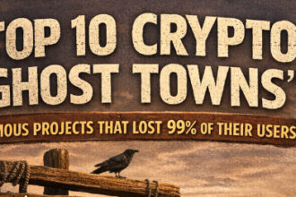 Top 9 Crypto "Ghost Towns": Famous Projects That Lost 99% of Their Users