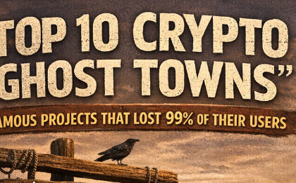 Top 9 Crypto "Ghost Towns": Famous Projects That Lost 99% of Their Users
