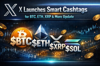 X Launches Smart Cashtags for BTC, ETH, XRP & More Update