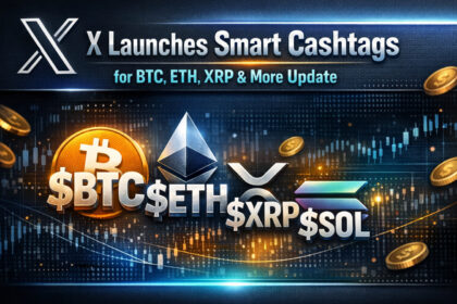 X Launches Smart Cashtags for BTC, ETH, XRP & More Update