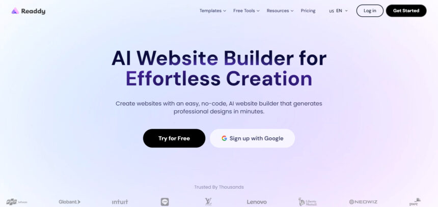 Readdy : Smart AI Assistant for Fast Content Creation