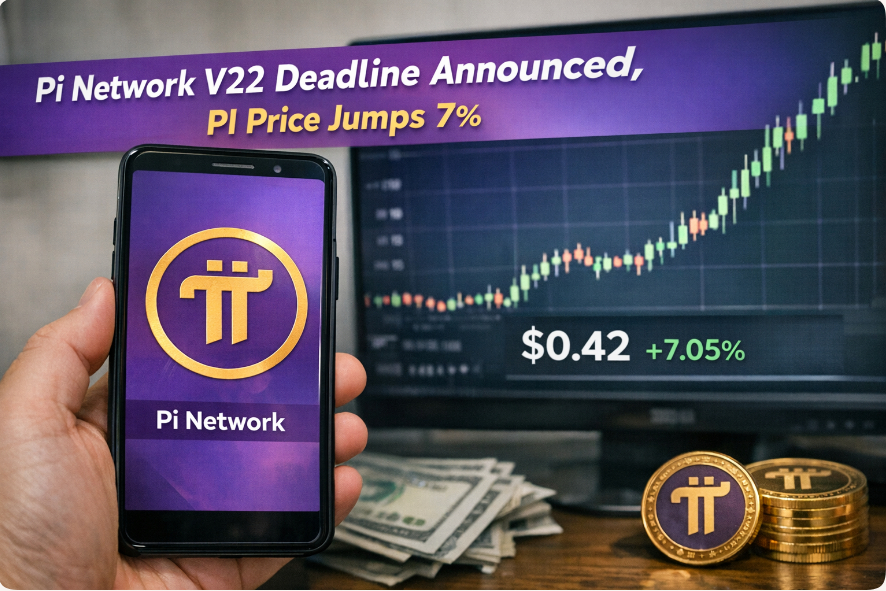 Pi Network V22 Deadline Announced, PI Price Jumps 7%