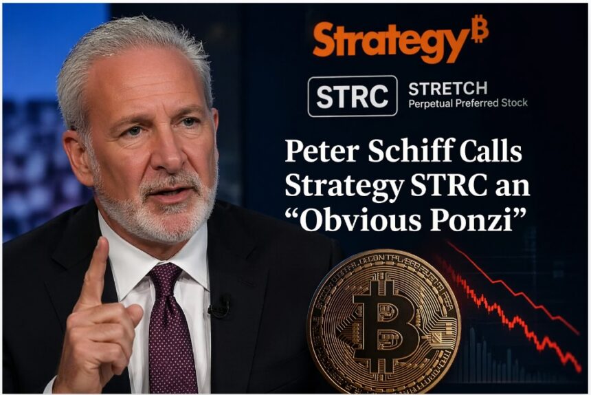 Peter Schiff Calls Strategy STRC an “Obvious Ponzi”