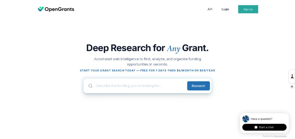 OpenGrants