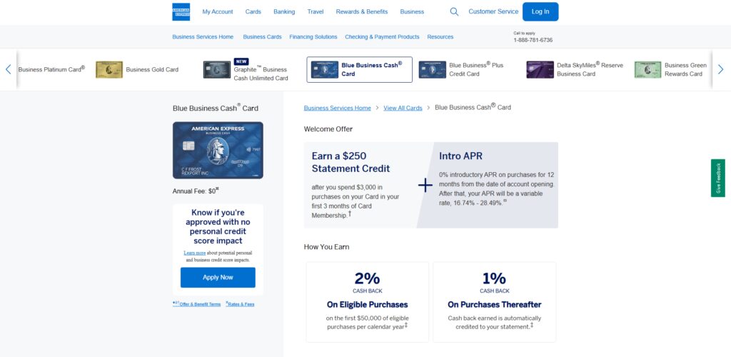 American Express Blue Business Cash™