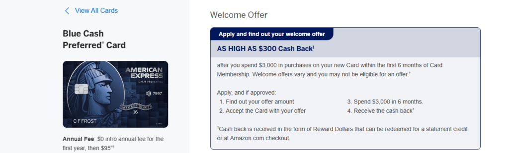 Top 10 Best Cashback Credit Cards Offered by Chase and Amex 7 American Express Blue Cash Preferred®
