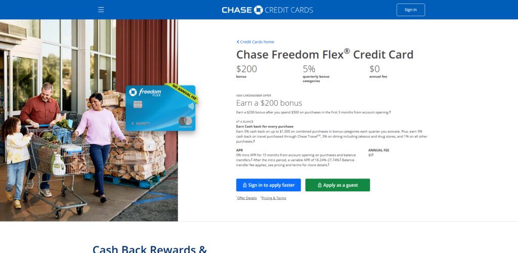 Chase Freedom Flex®