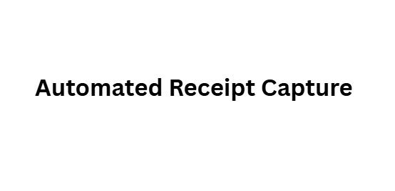 Automated Receipt Capture
