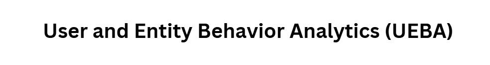 User and Entity Behavior Analytics (UEBA)