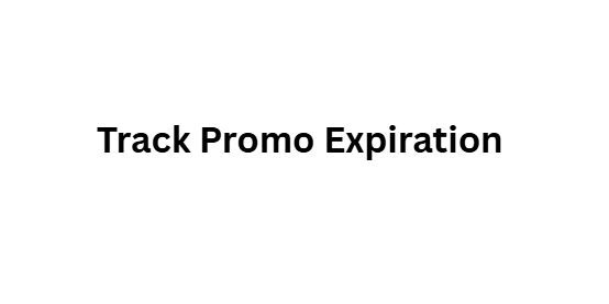 Track Promo Expiration