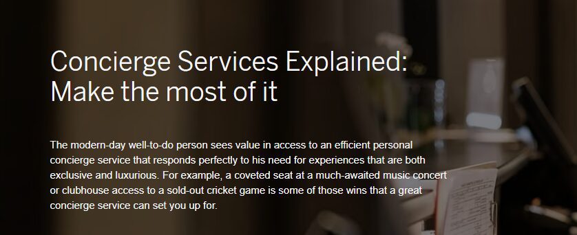 Concierge Service