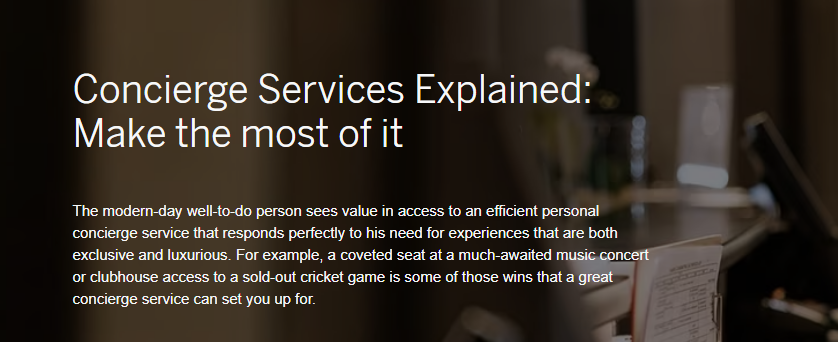 Concierge Service