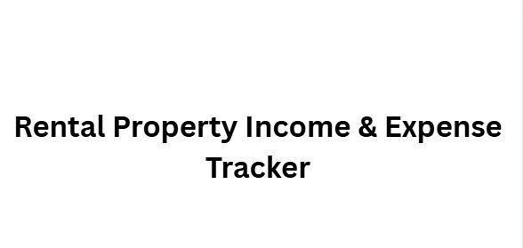 Rental Property Income & Expense Tracker