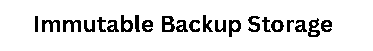 Immutable Backup Storage