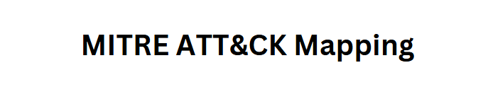 MITRE ATT&CK Mapping