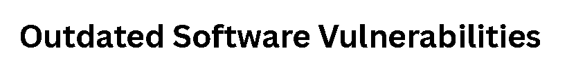 Outdated Software Vulnerabilities