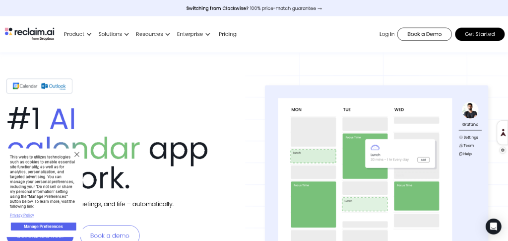 10 Best AI Virtual Assistants For Calendar and Email Management 6 Reclaim AI