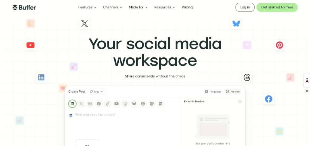 10 Best AI Agents for Automated Social Media Management 3 Buffer