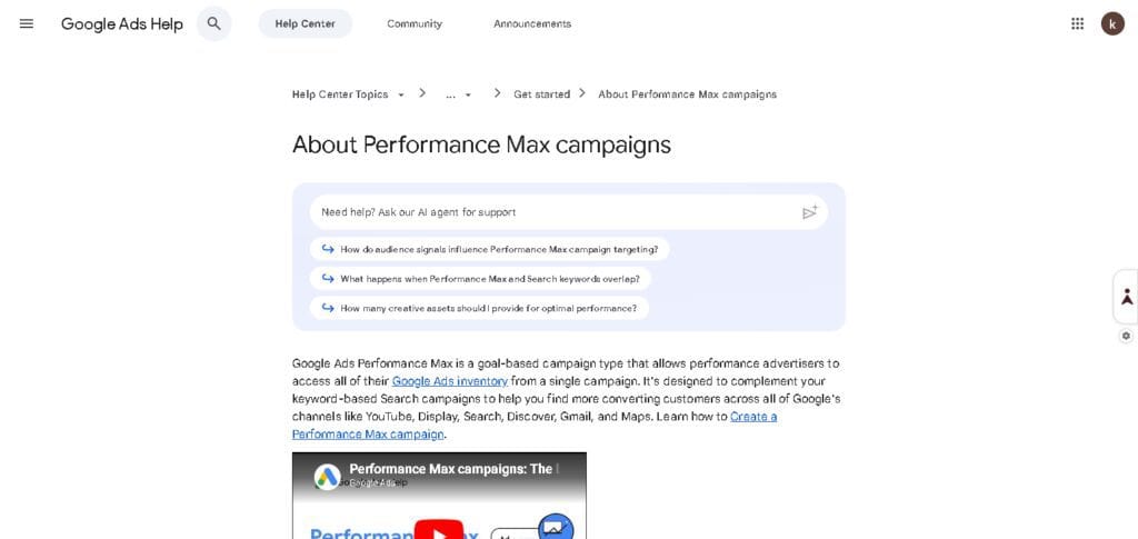 Google Ads (Performance Max)
