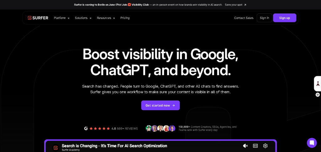 10 Best AI Research Agents for Deep Market and SEO Analysis 8 Surfer SEO