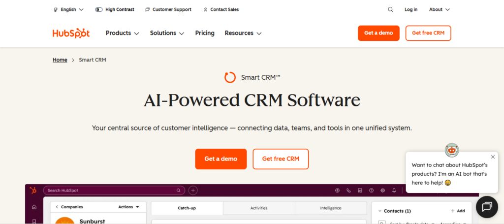 HubSpot AI CRM