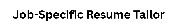 Job-Specific Resume Tailor