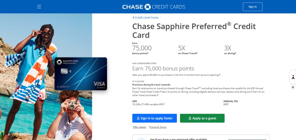 Chase Sapphire Preferred