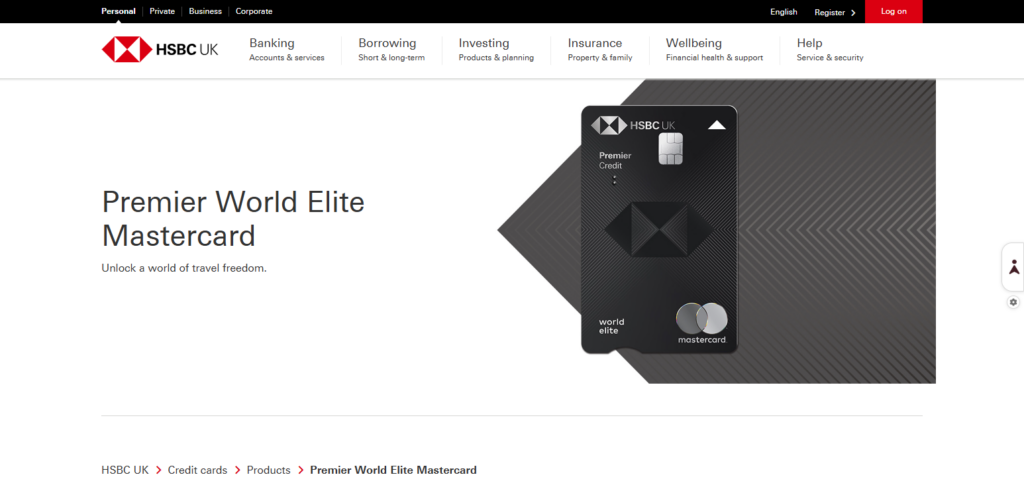 HSBC Premier World Elite Mastercard