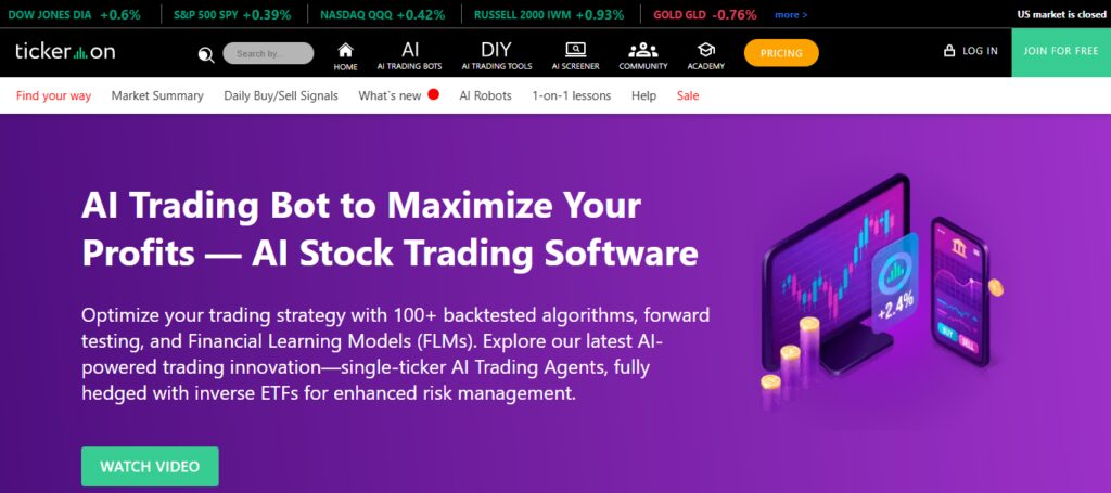 Tickeron AI Robots