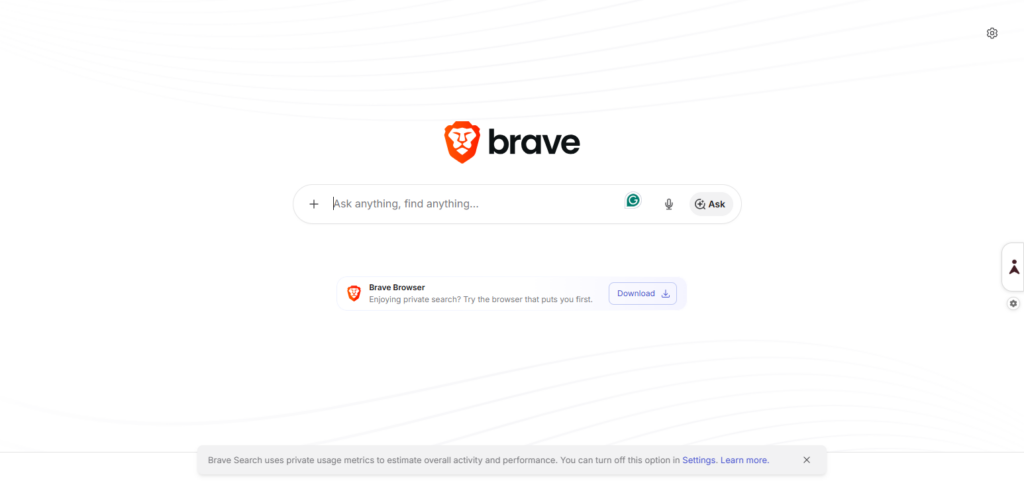 10 Best AI Search Engines Competing With Google Search in 2026 5 Brave Search